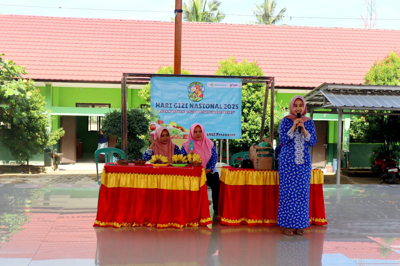 DPC Persatuan Ahli Gizi Kabupaten Pesawaran peringati Hari Gizi Nasional 2025 di MTsN 1 Pesawaran