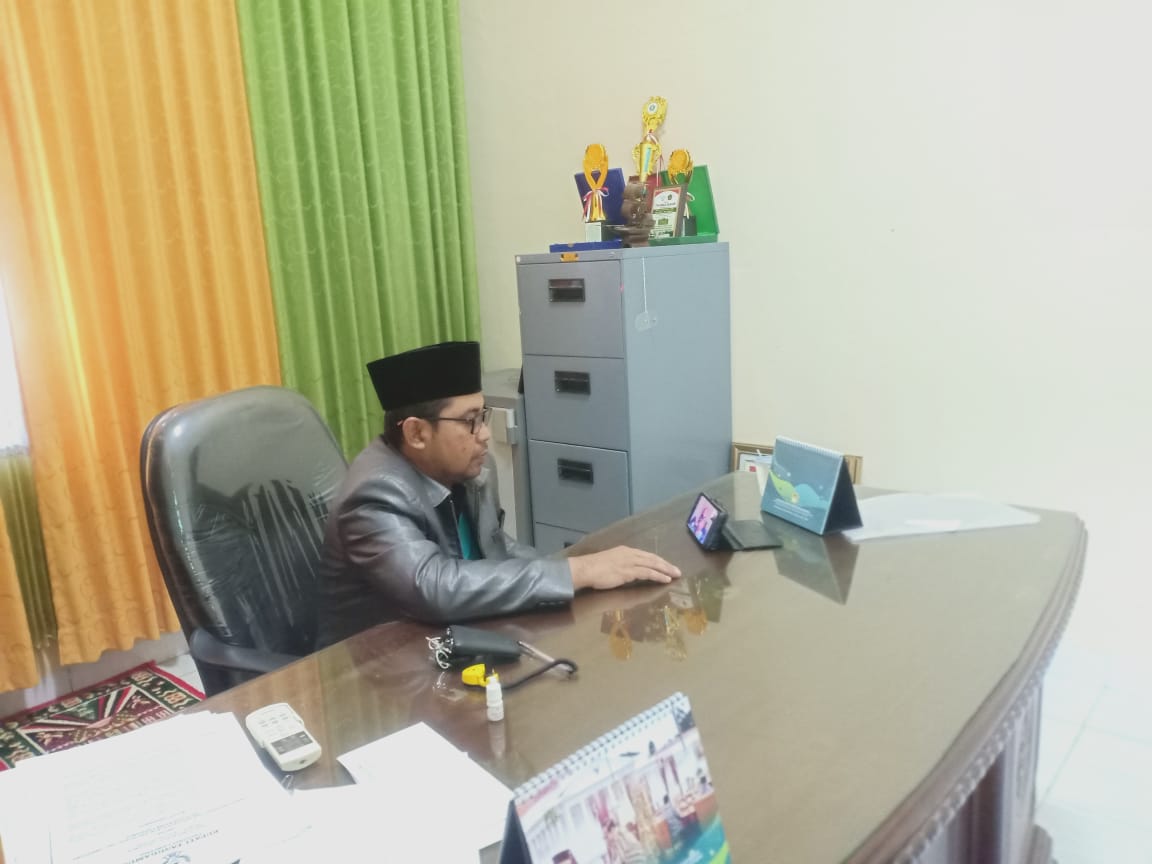 Ketua FKUB Kabupaten Tanggamus, Ismail, S.Pd.I., M.Pd.I., Ikuti Webinar Internasional tentang Harmoni Beragama