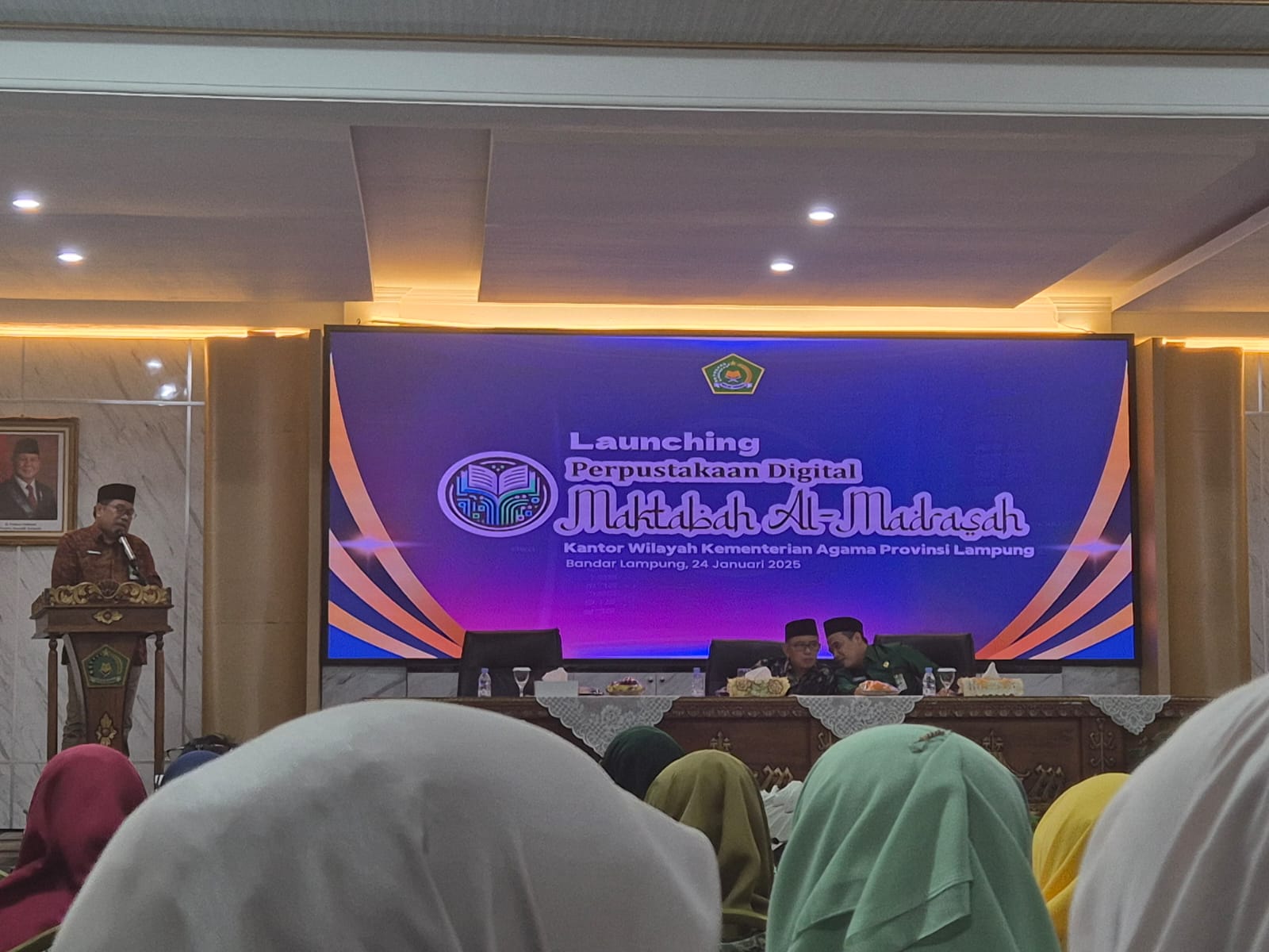 Peluncuran Perpustakaan Digital Maktabah Al Madrasah, Kakanwil Sampaikan Pesan Penting untuk Madrasah