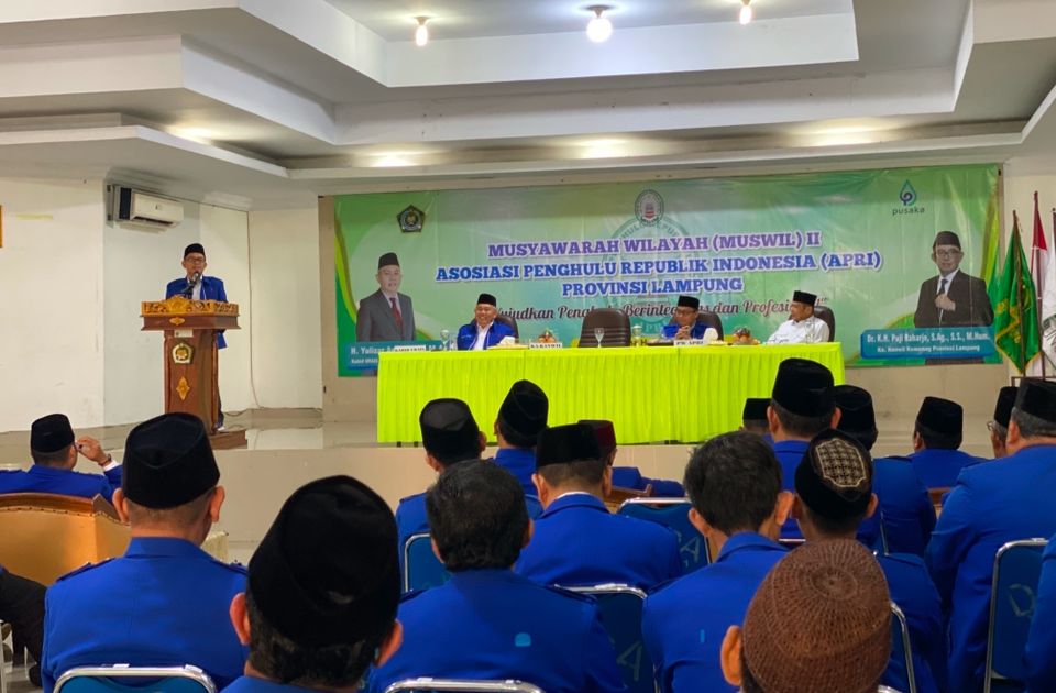 Musyawarah Wilayah Asosiasi Penghulu Republik Indonesia II Digelar di Bandar Lampung Hari ini