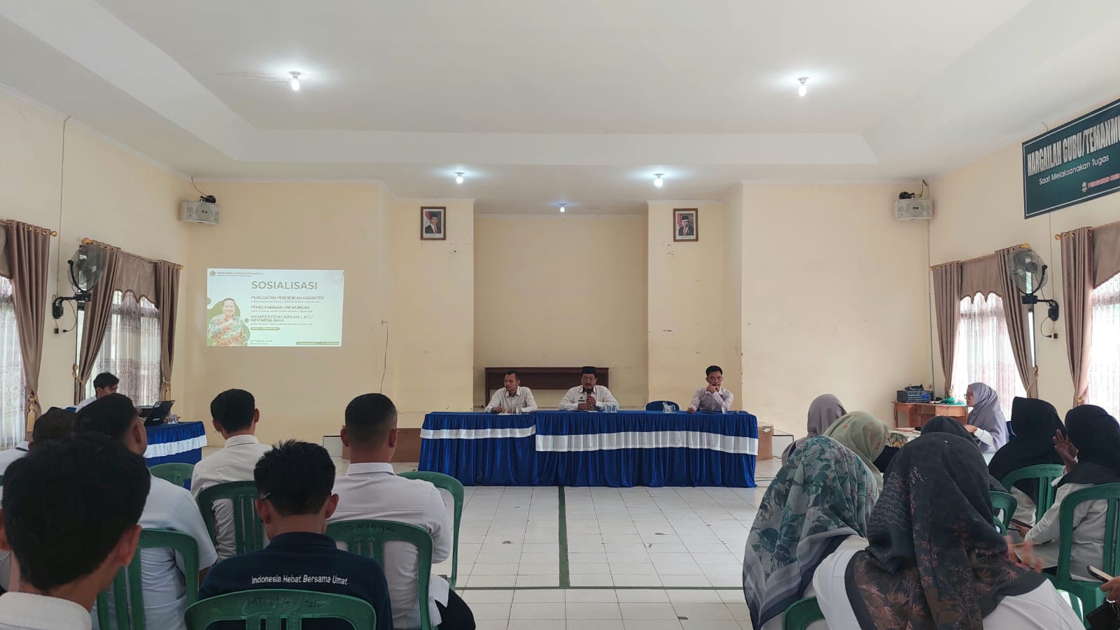 Sosialisasi Penguatan Pendidikan Karakter, Kepala Madrasah Tekankan Kebiasaan Baik di Madrasah