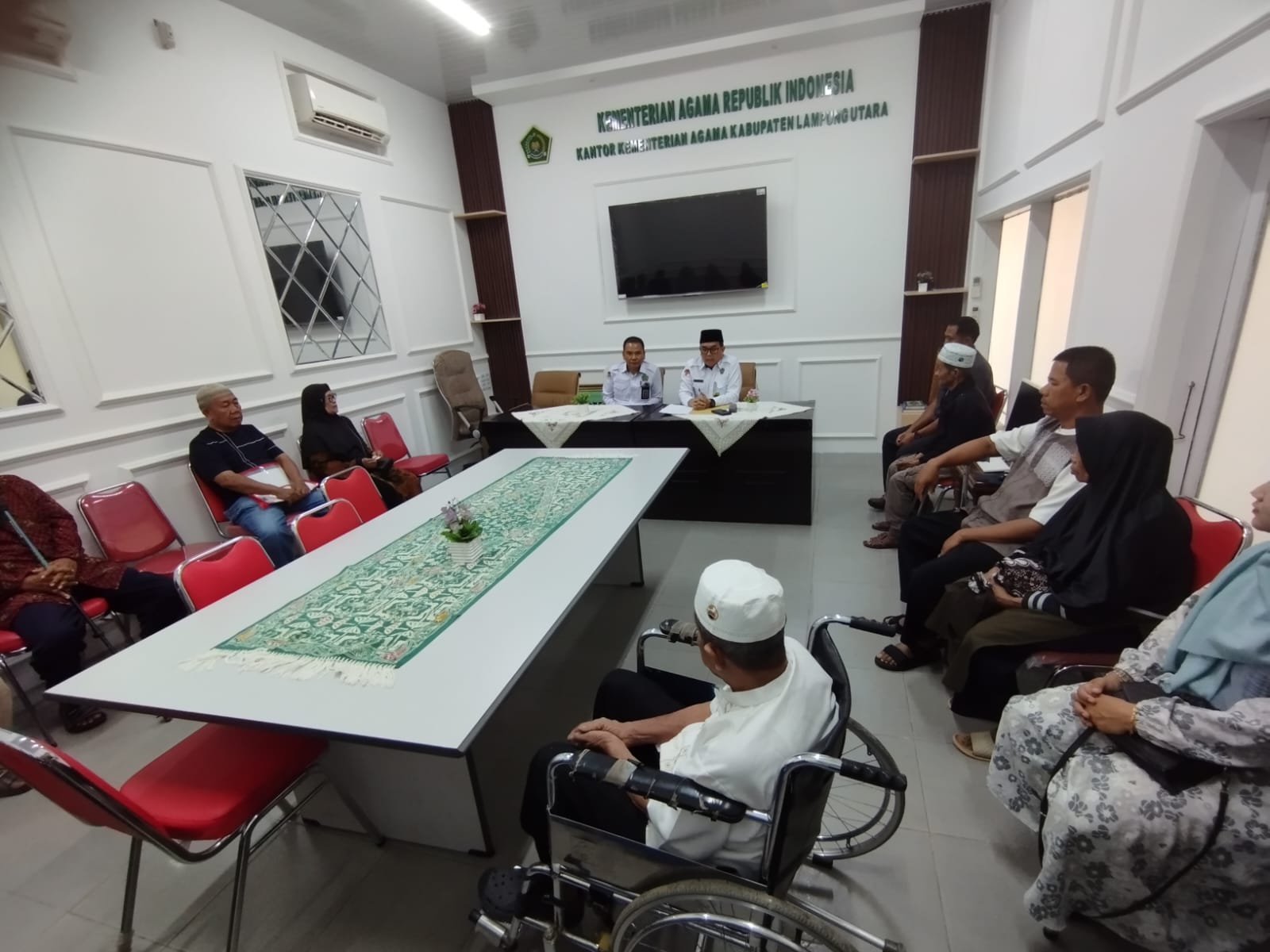 Kemenag Lampung Utara Gelar Visa Bio Ulang Bagi Calon Jamaah Haji Dengan Sidik Jari Tak Terbaca