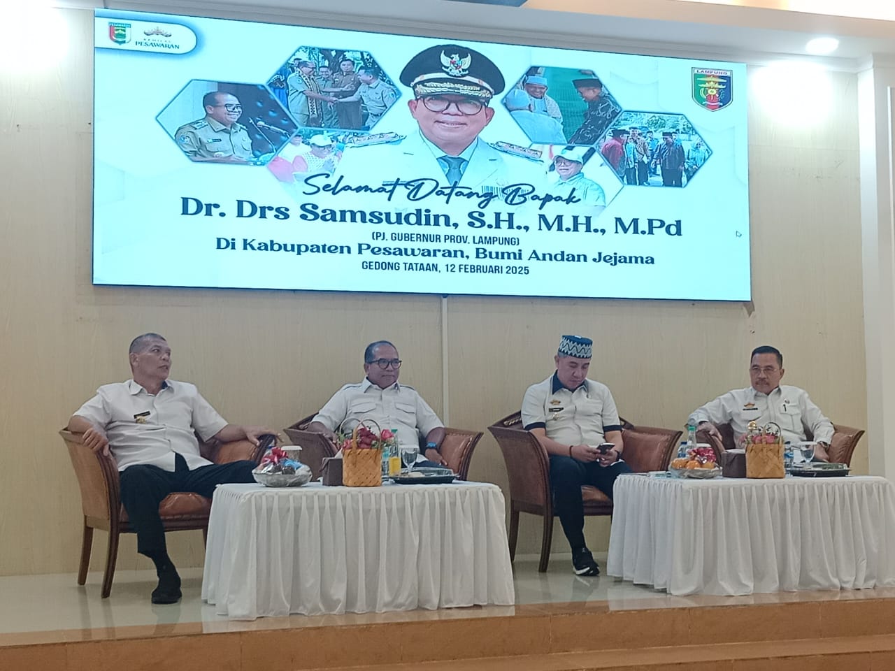 Kepala Kemenag Pesawaran Hadiri Kunjungan Kerja Pj Gubernur Lampung, Perkuat Sinergi untuk Pembangunan Daerah