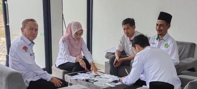 Kasi Bimas Islam Kemenag Mesuji Lakukan Supervisi BMN di KUA SBSN Pancajaya