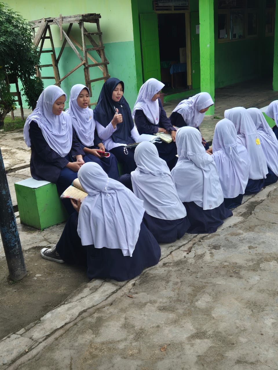 Pembinaan Tahfidzul Qur'an di MTsN 1 Lampung Utara, Kepala Madrasah Lakukan Monitoring Rutin
