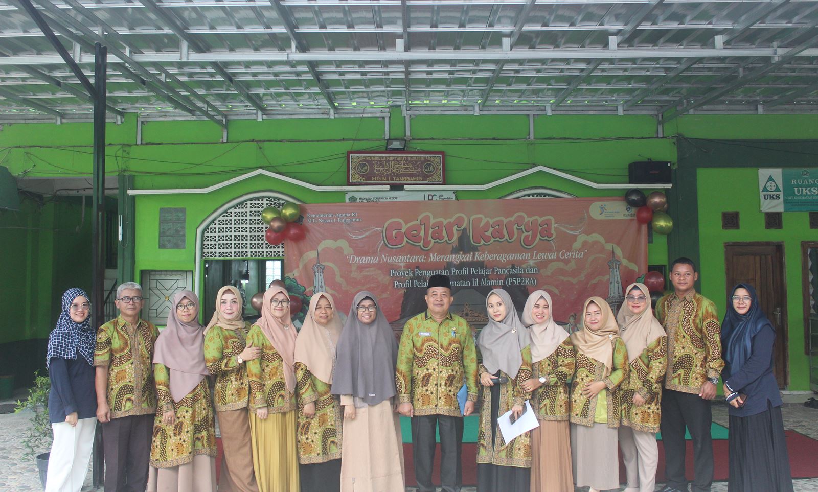 Gelar Karya P5 Kelas IX MTsN 1 Tanggamus: Drama Nusantara, Merangkai Keberagaman Lewat Cerita