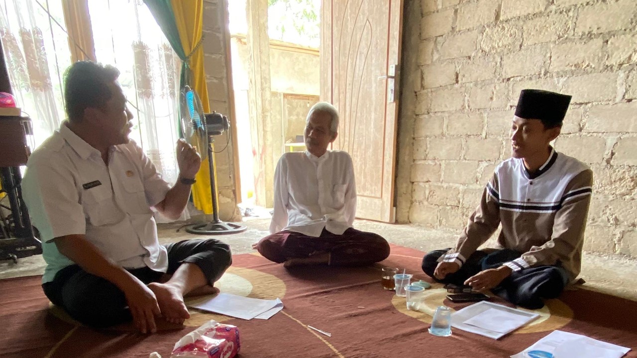 Monitoring Bantuan Inkubasi Bisnis dan BOP di Pesantren Muna Mustofa oleh Kasi Paki Kemenag Tanggamus