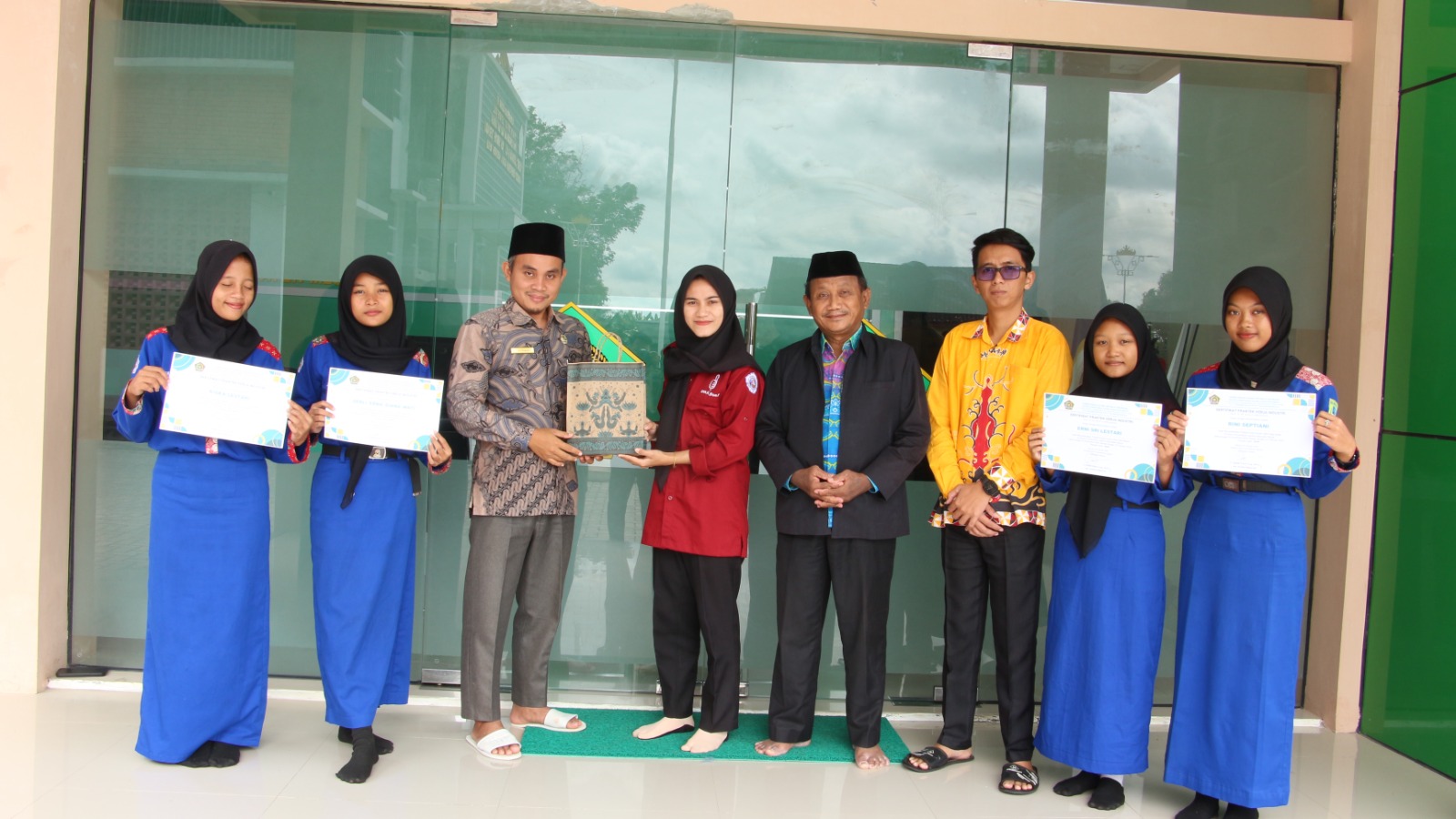 Kemenag Mesuji Terima Kunjungan Guru Pendamping SMK Setia Bhakti untuk Penjemputan Siswa PKL