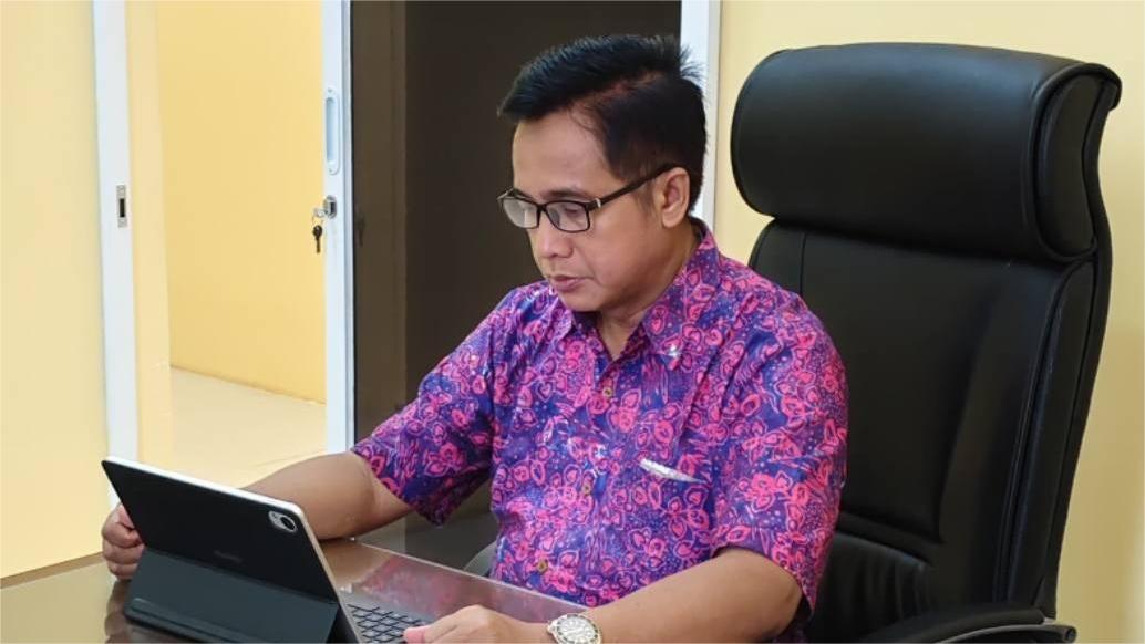Zoom Meeting PKUB RI: Kasubbag TU Kemenag Bandar Lampung Dukung Peningkatan Indeks Kerukunan Umat Beragama