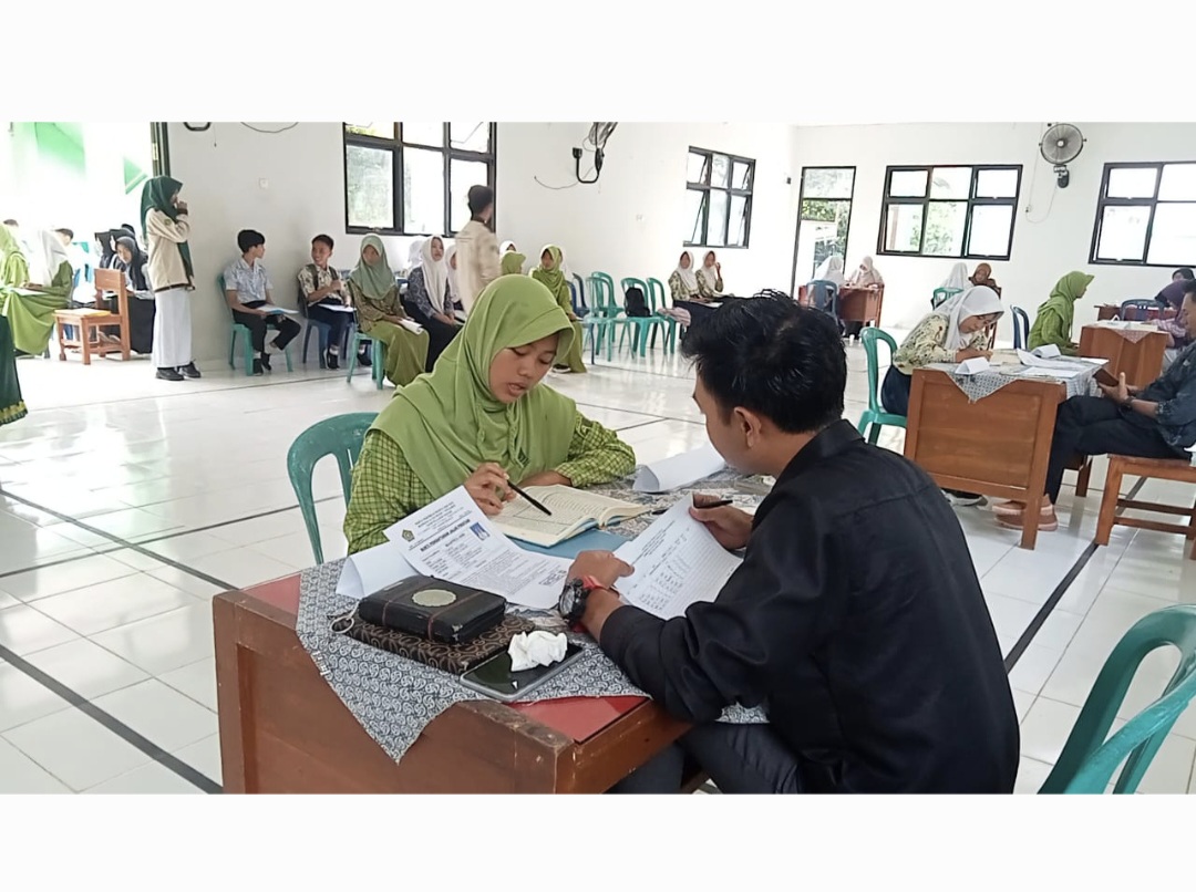 PPDBM, MAN 1 Tanggamus Gelar Wawancara dan Baca Al-Qur'an Jalur Prestasi T.P 2025/2026