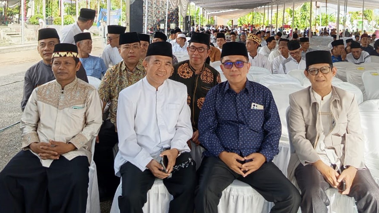 Buka Puasa Bersama dan Pisah Sambut Pj. Bupati Tanggamus di Islamic Center Kotaagung