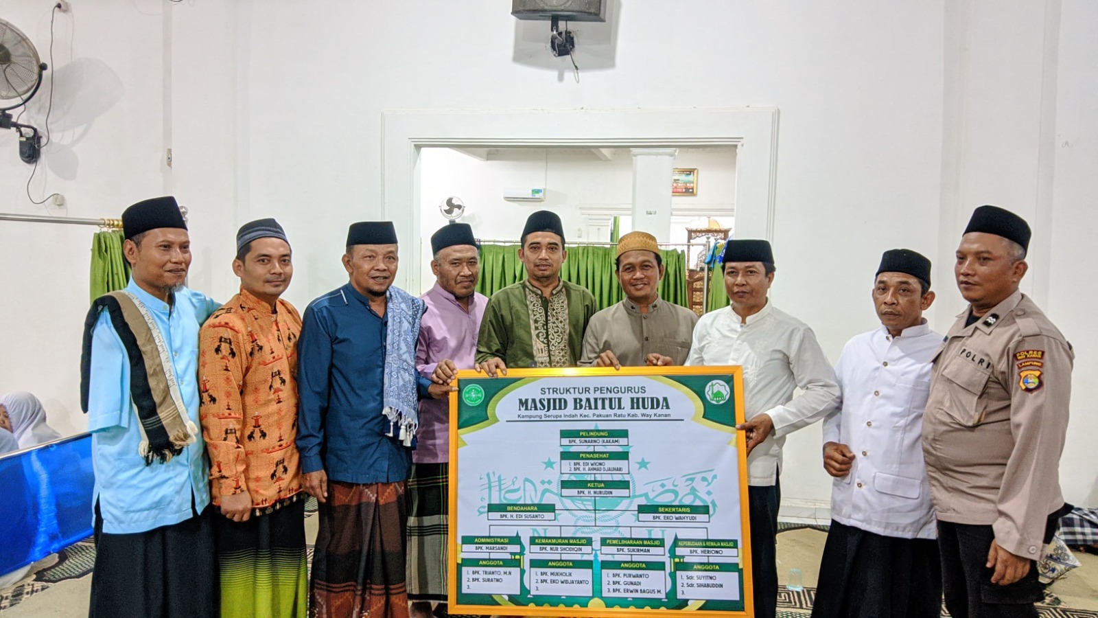 Kepala KUA Pakuan Ratu, Eko Wahyudi Hadiri Safari Ramadan di Masjid Baitul Huda Serupa Indah