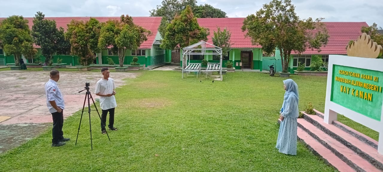 Siswa MAN 1 Way Kanan Ciptakan Video Tausiah Ramadhan Sebagai Bentuk Pembelajaran Digital