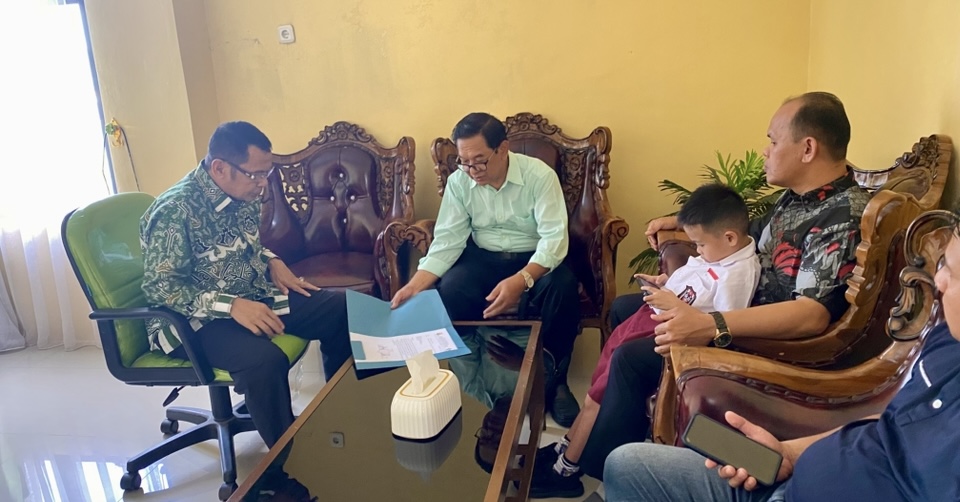 Kakankemenag Kota Bandar Lampung Terima Audensi LPPD