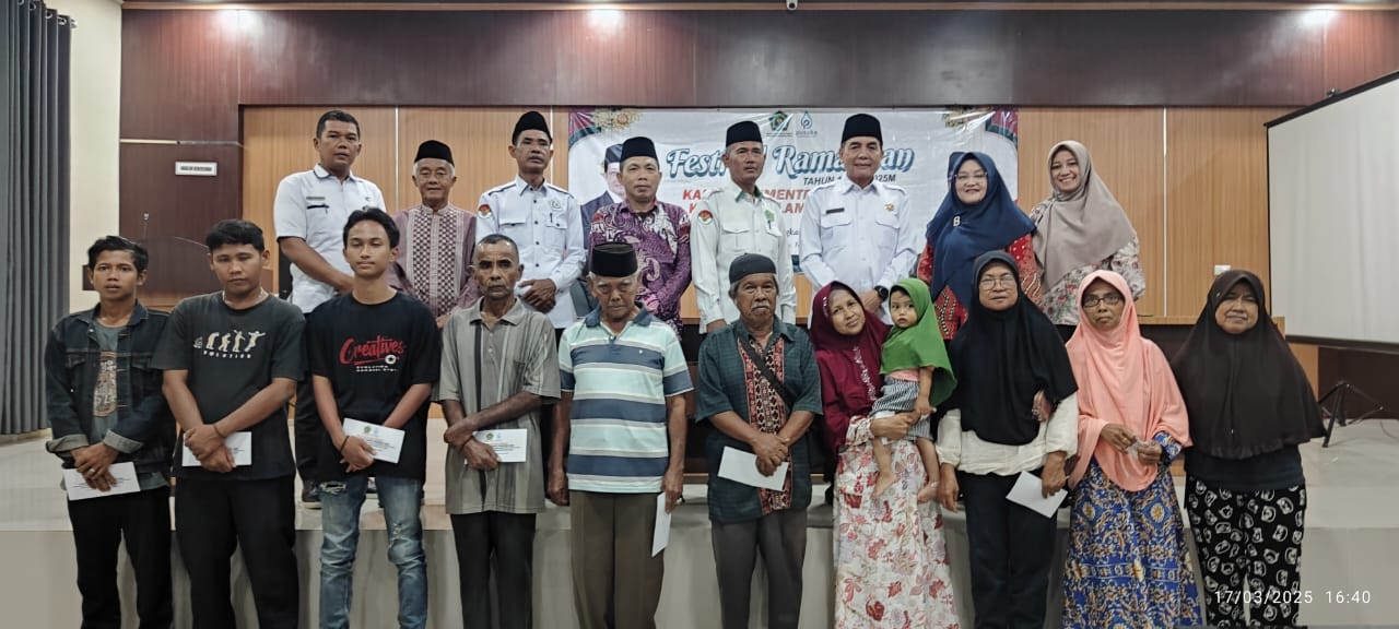 Festival Ramadhan 2025, Kemenag Lampung Utara Menyalurkan Zakat Profesi