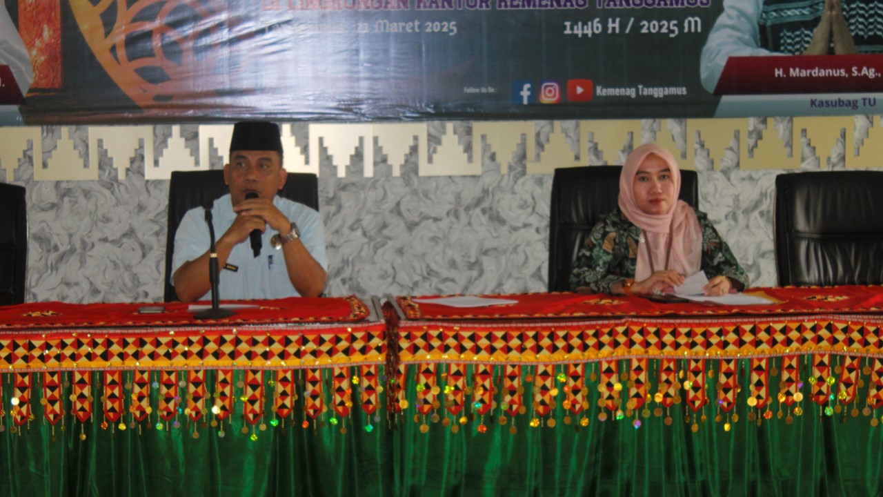 Penguatan Layanan Keagamaan, Kasi Bimas Islam Kemenag Tanggamus Gelar Rapat Koordinasi