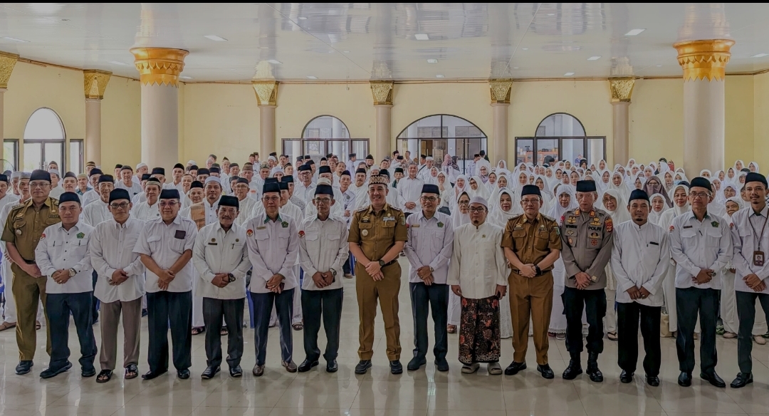 Kemenag Pesawaran Gelar Bimbingan Manasik Haji, 193 Calon Jemaah Antusias Ikuti Kegiatan