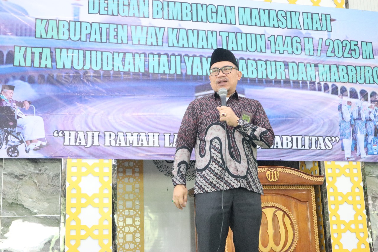 Bimbingan Manasik Haji untuk Calon Jemaah Haji (CJH)  Kabupaten Way Kanan Tahun 1446H/2025M