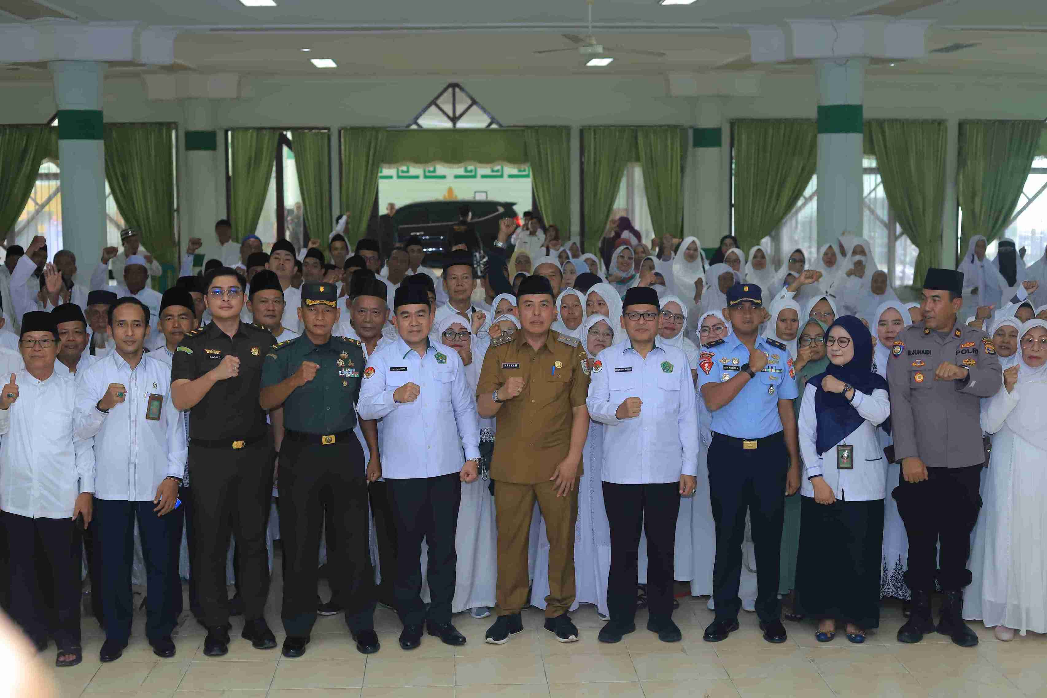 Wakil Bupati Tulang Bawang Bersama Kakankemenag Buka Manasik Haji 1446H/2025M,  Komitmen Bersama Tingkatkan Pelayanan Jamaah Haji