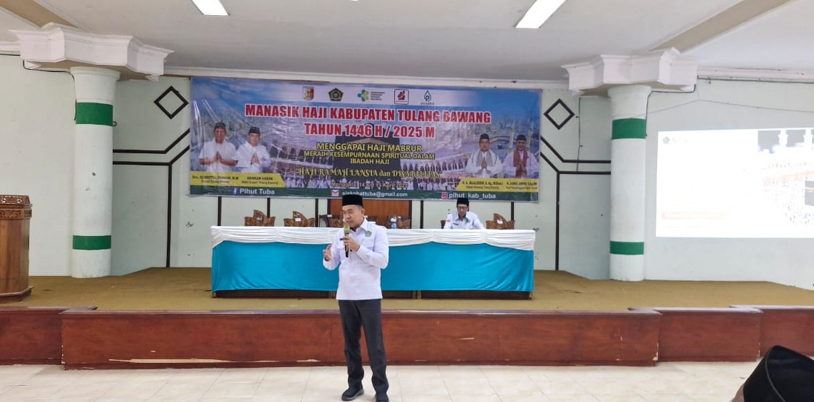 Manasik Haji 2025, Jelang Ibadah Haji Kakankemenag Tulang Bawang Himbau Jemaah Harus Siap Fisik dan Mental