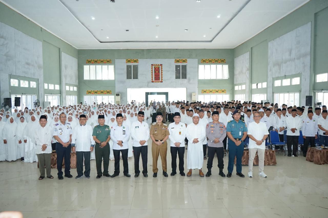 Mantapkan Pelaksanaan Haji Tahun 1446 H/2025 M, Kemenag Lampung Utara Gelar Bimbingan Manasik Haji
