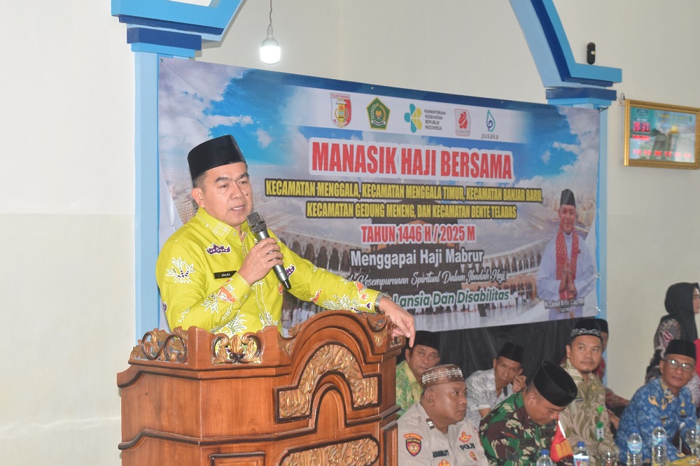 Buka Manasik Haji Kecamatan, Kakankemenag Tulang Bawang Tegaskan Tiga Fokus Utama Pemerintah dalam Penyelenggaraan Haji: Pembinaan, Perlindungan, dan Pelayanan