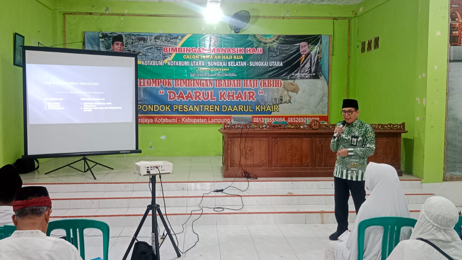 Kemenag Lampung Utara Siapkan Jemaah Haji Lewat Manasik Kecamatan, Kakankemenag Sampaikan Hak Dan Kewajiban