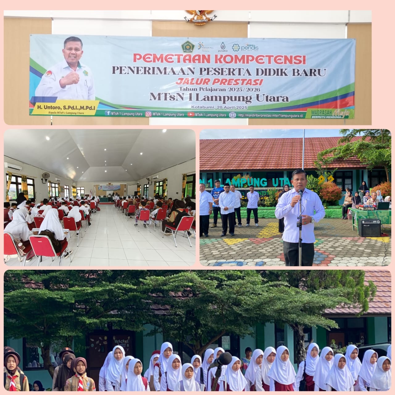 MTsN1 Lampung Utara Gelar Pemetaan Kompetrensi Calon Peserta Didik Baru Tahun Pelajaran 2025/2026