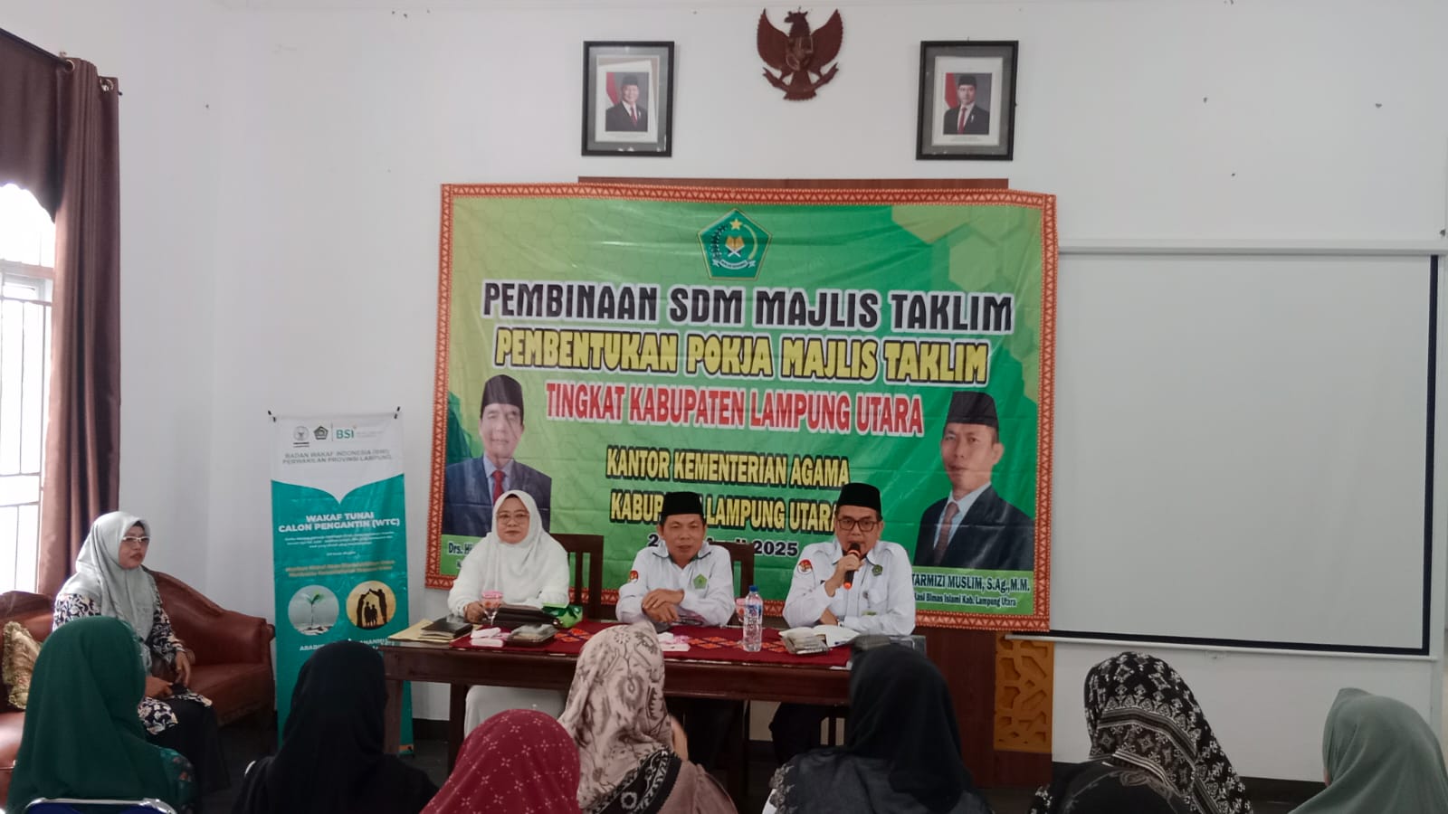 Pokja Majlis Taklim Lampung Utara Terbentuk, Kakankemenag Tegaskan Segera Bentuk Program Kerja