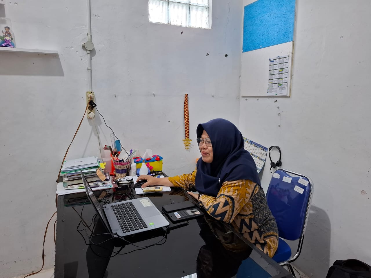 Waka Kurikulum MAN 1 Tanggamus Ikuti Zoom Meeting Sosialisasi Inovasi AKU LULUS