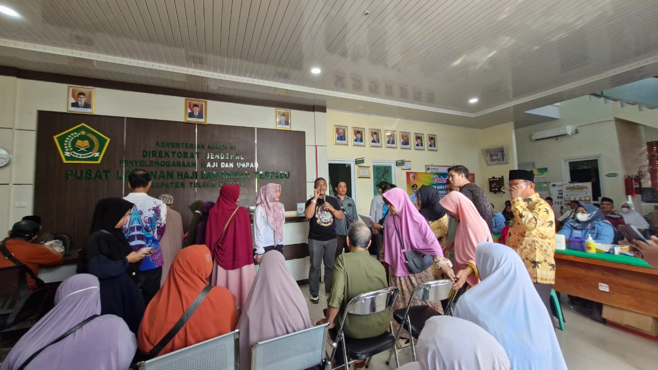 Kemenag Tulang Bawang Bersama Dinkes Tulang Bawang Gelar Vaksinasi Meningitis bagi Calon Jamaah Haji 2025
