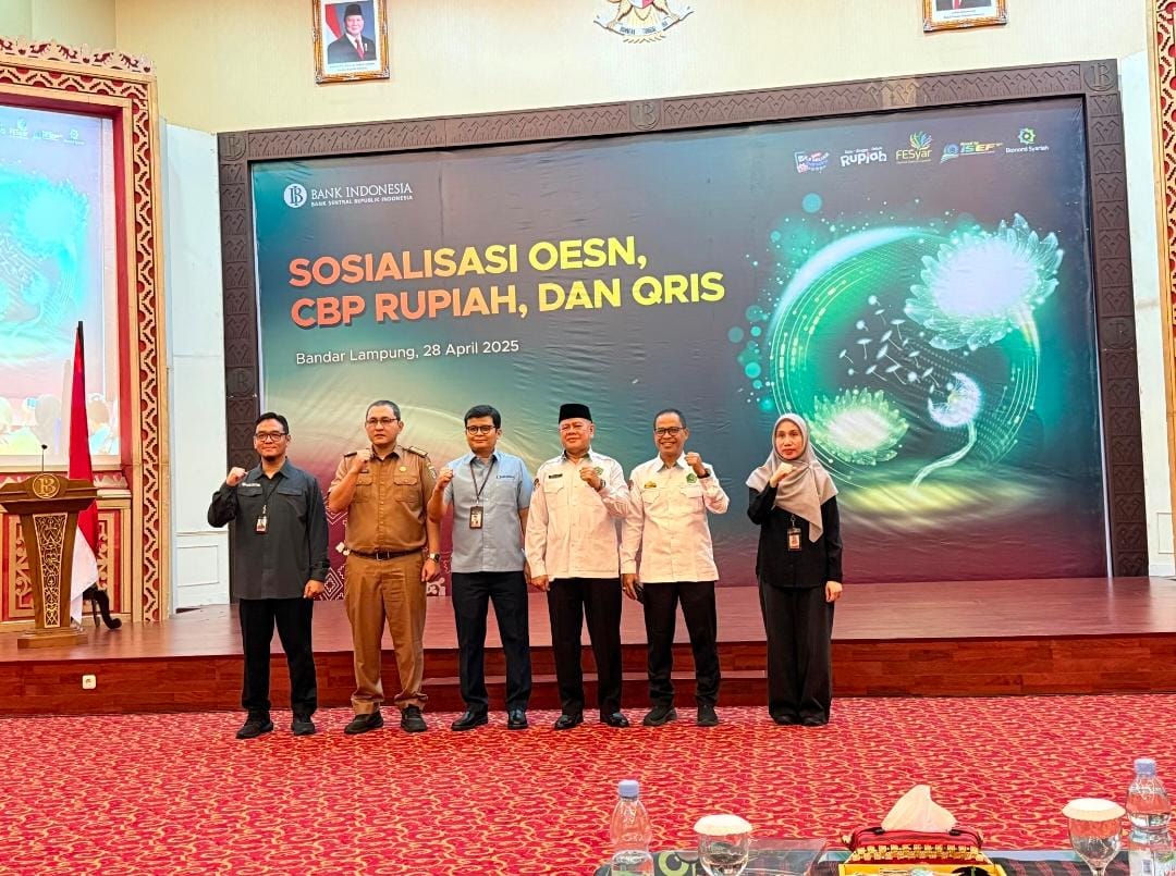 Kepala MAN 1 Bandar Lampung Hadiri Kegiatan Sosialisasi OESN, CBP Rupiah, dan QRIS di Bank Indonesia Bandar Lampung