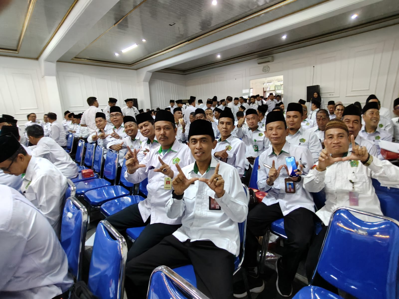 Seluruh Kepala KUA Way Kanan Ikuti Penguatan Peran Kepala KUA dalam Gerakan Nasional Wakaf Uang