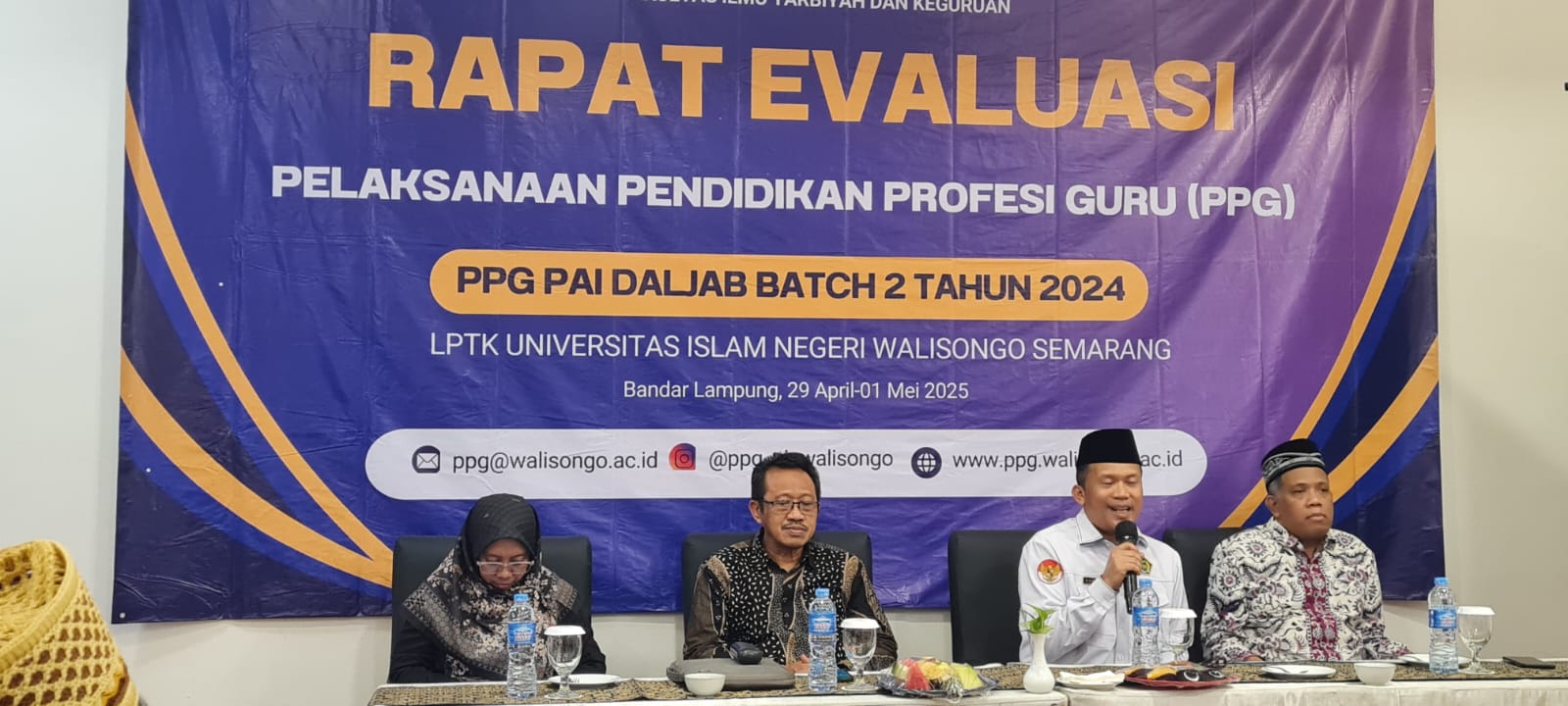 Kasi Pendis Kemenag Mesuji Hadiri Rapat Evaluasi PPG Dalam Jabatan Tahap 2 Tahun 2024 di Lampung