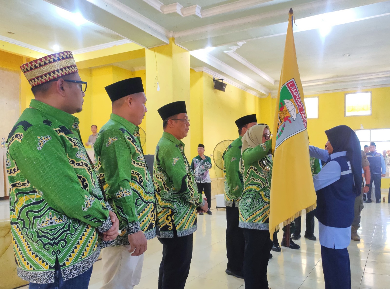Kloter 7 Terbang Ke Tanah Suci : 385 Calon Jamaah Haji Lampung Timur Resmi Diberangkatkan Hari ini !