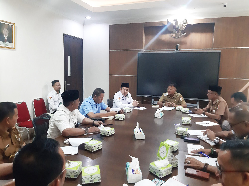 Untuk Memastikan Kesiapan Teknis dan Operasional Keberangkatan Jemaah Calon Haji, Kemenag Tulang Bawang Hadiri Rapat Koordinasi Lintas Sektor