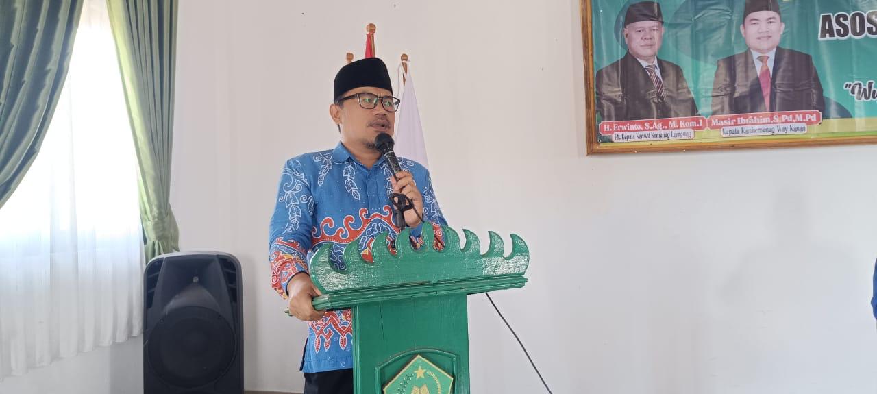 Kepala Kantor Kemenag Way Kanan Buka Muscab II APRI, Tegaskan Komitmen Penghulu Profesional