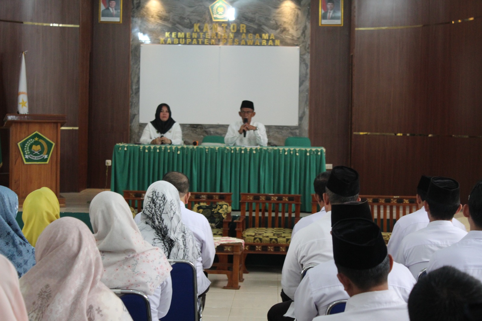 Pembinaan ASN dan Honorer, Kepala Kemenag Pesawaran Ajak Tumbuhkan Disiplin dan Loyalitas