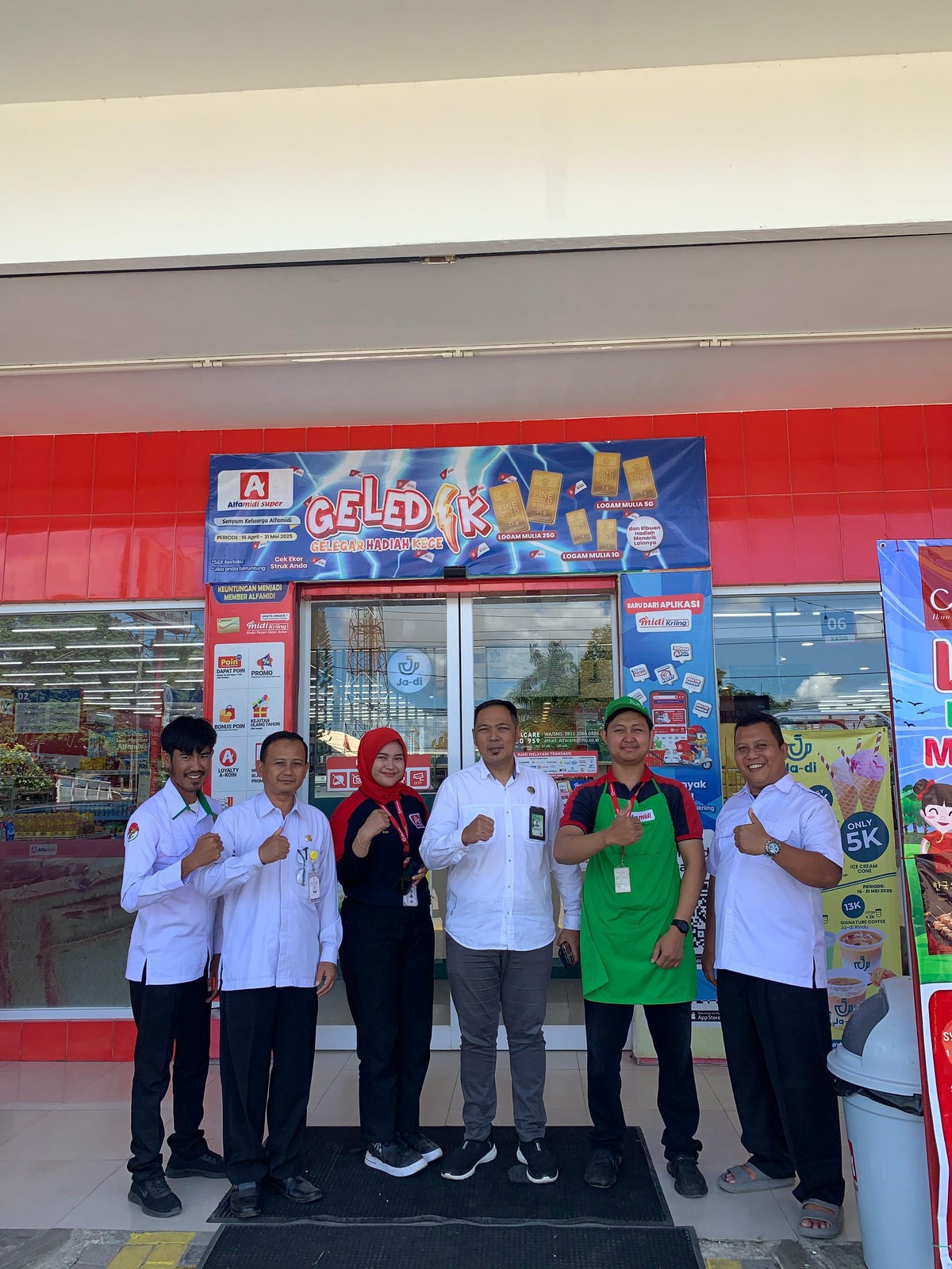 Kasatgas Halal Kabupaten Pringsewu bersama Tim, lakukan pengawasan Produk Halal di 5 titik