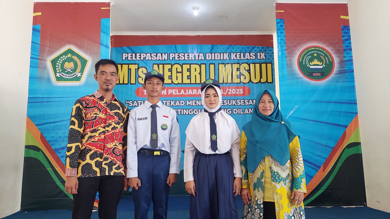 Lepas Siswa/i Kelas 9, Ali Yusup : "momentum untuk melanjutkan pendidikan yang lebih tinggi"