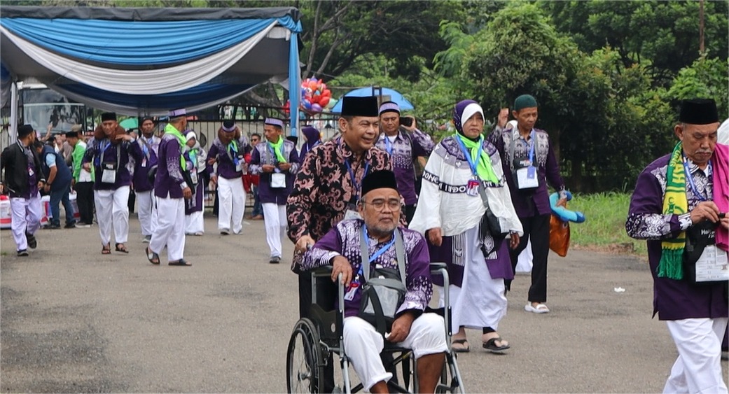 Jamaah Haji Kloter 53 JKG Tiba di Embarkasi Bandar Lampung, Siap Berangkat ke Tanah Suci