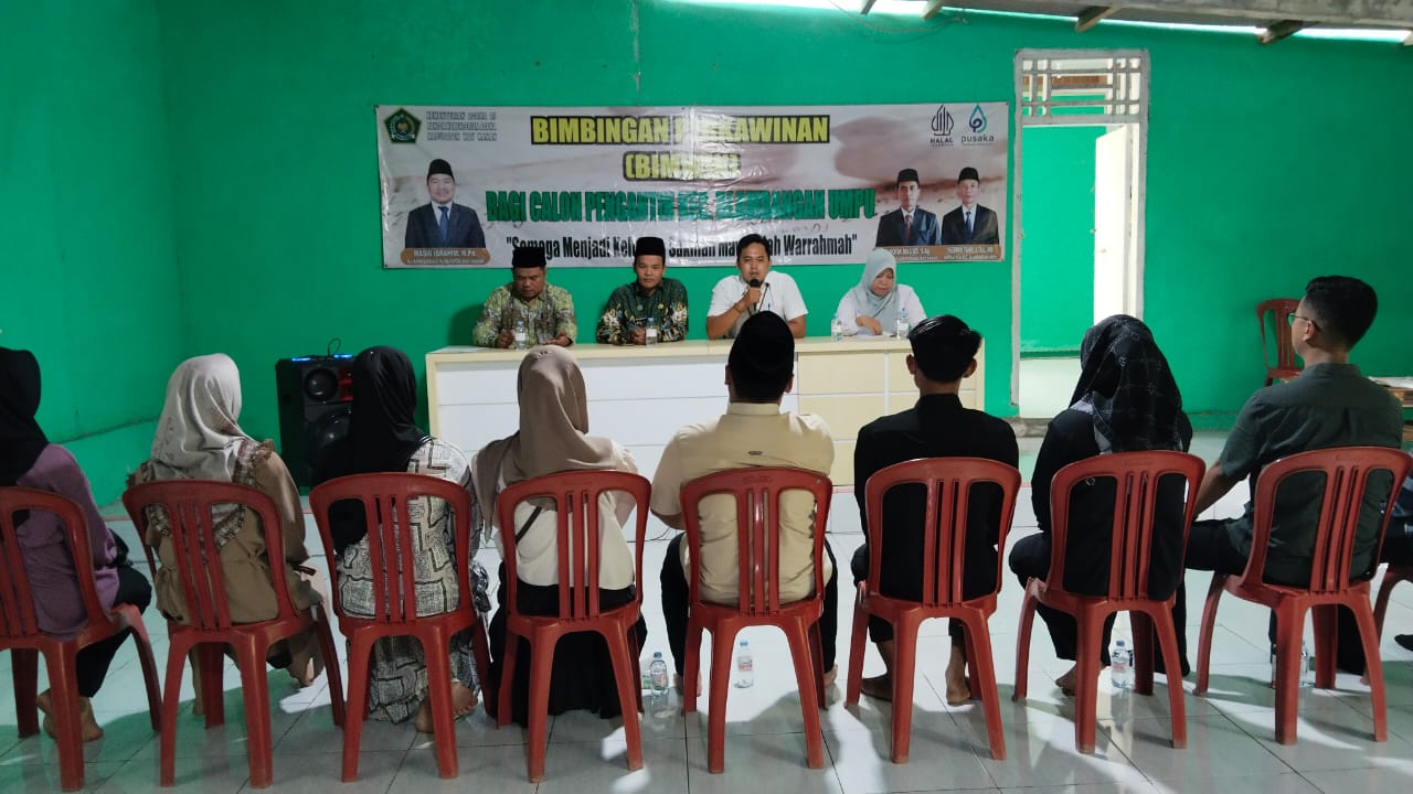 Bimbingan Perkawinan di KUA Blambangan Umpu Diperkuat dengan Sosialisasi Elsimil dan Pemeriksaan Kesehatan Catin
