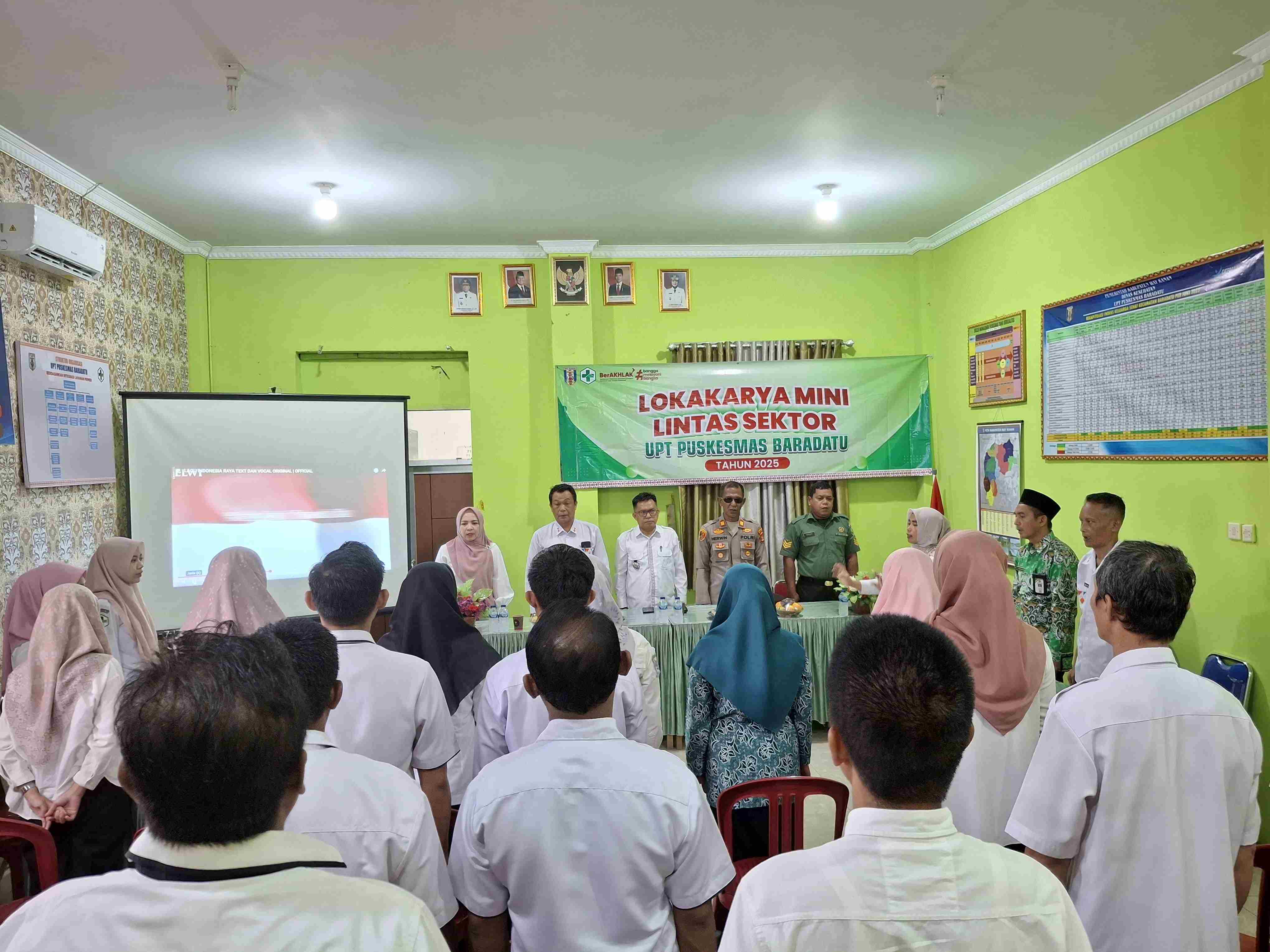 KUA Baradatu turut Sukseskan Lokakarya Mini Lintas Sektoral UPT Puskesmas Baradatu