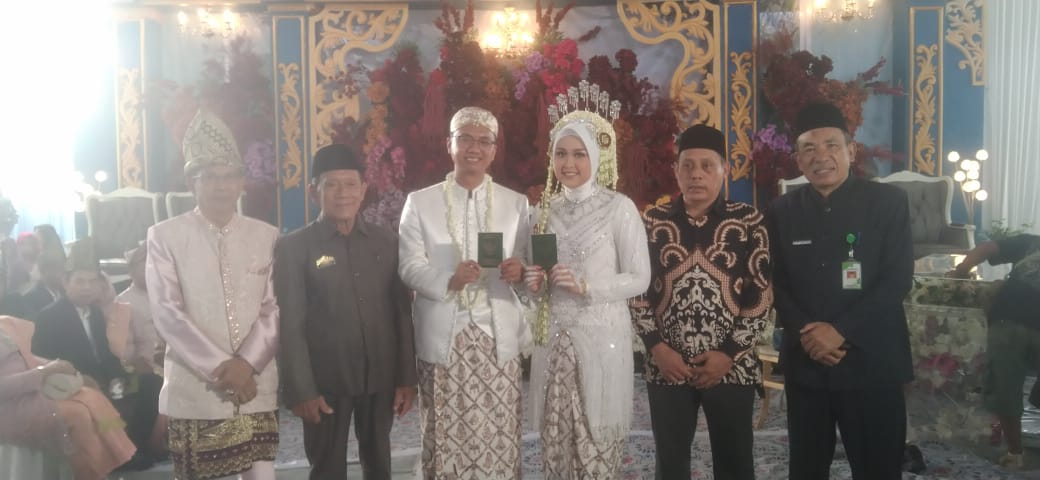 KUA Blambangan Umpu Laksanakan Tugas Negara dalam Pencatatan Pernikahan di Kampung Negeri Baru Kecamatan Umpu Semenguk
