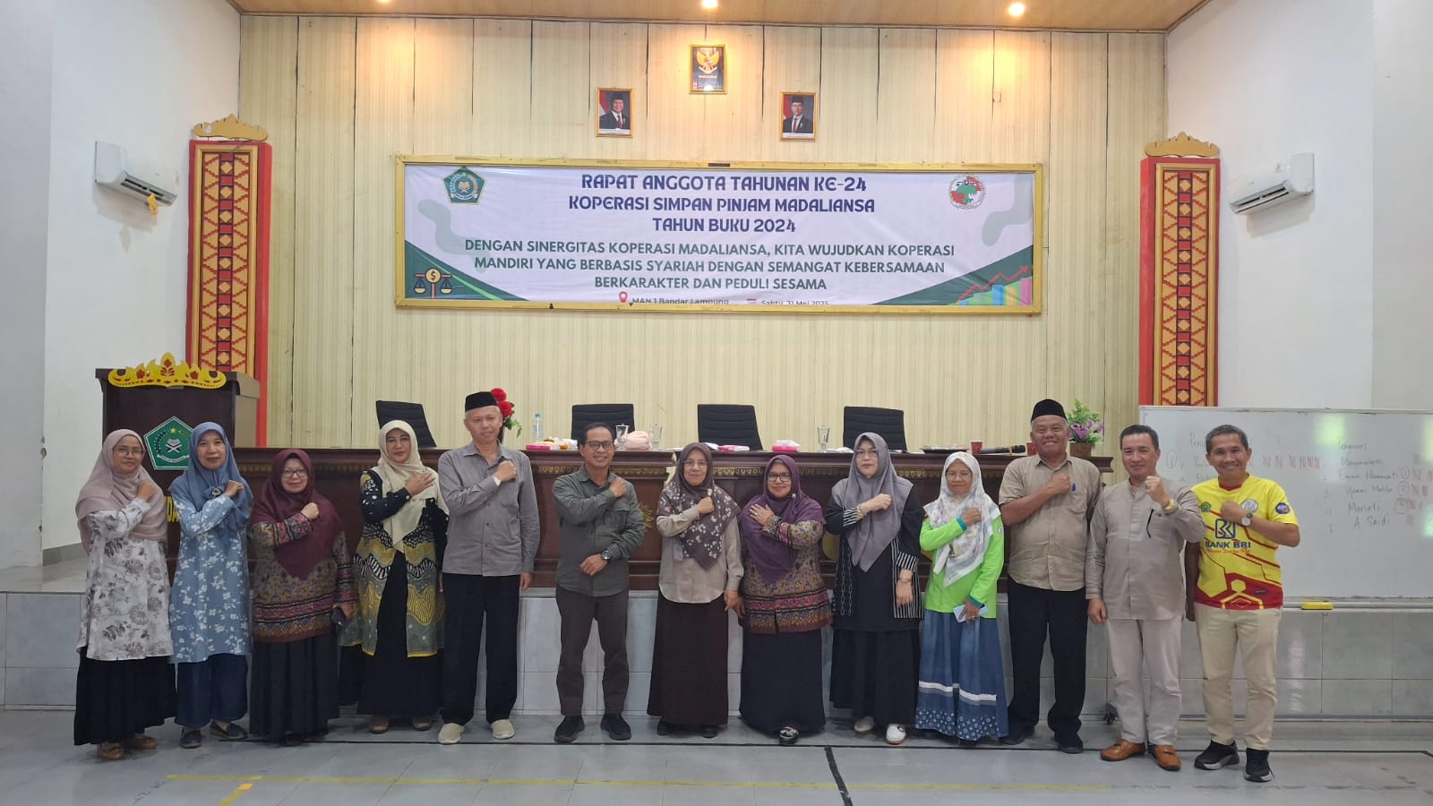 Koperasi Madaliansa MAN 1 Bandar Lampung Gelar RAT Tahun Buku 2024 dan Pemilihan Pengurus Baru