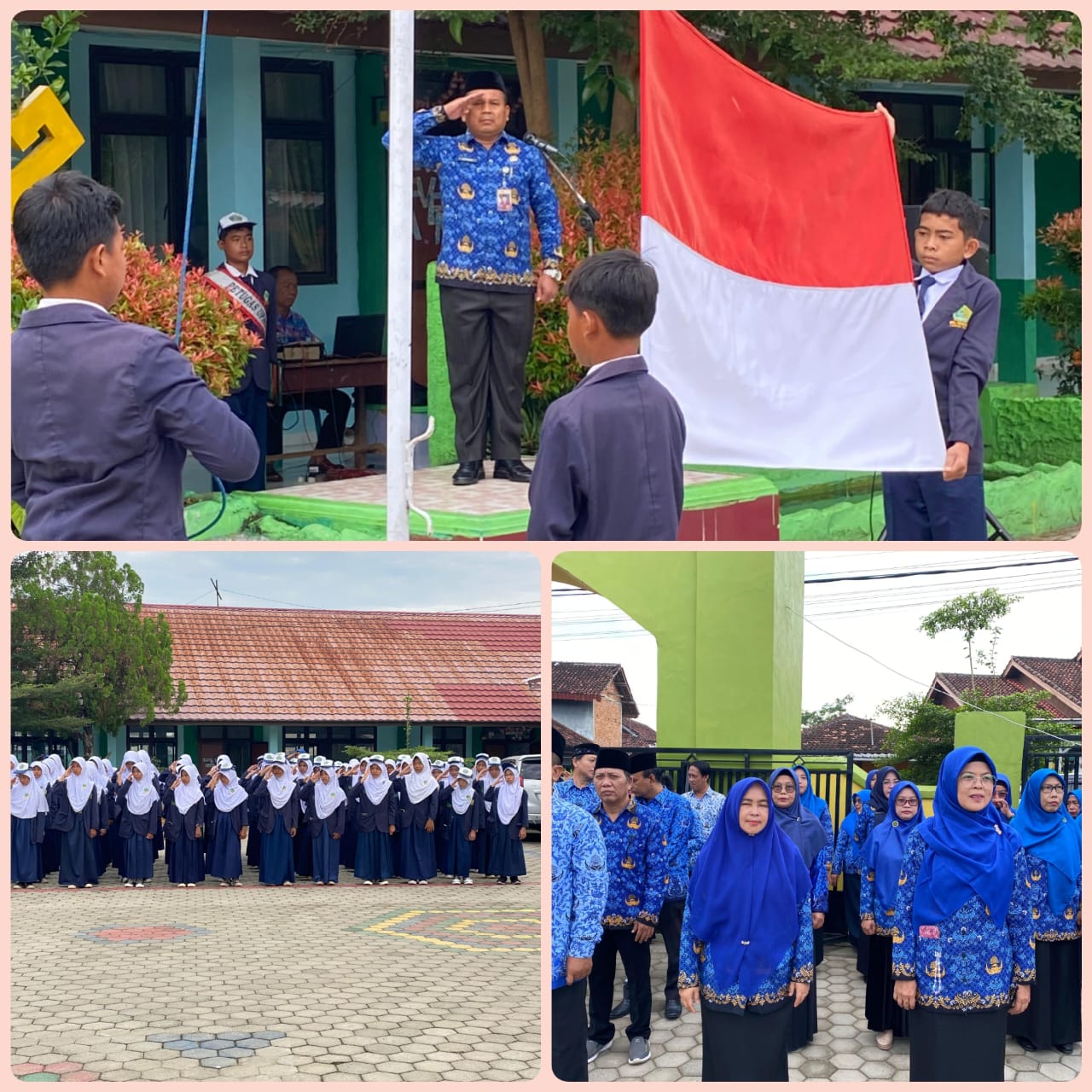 Peringati Hari Lahir Pancasila Kepala MTsN 1 Lampung Utara Ajak Jadikan Kebhinekaan Sebagai Kekuatan