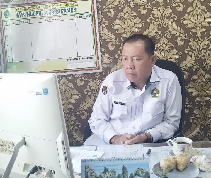 MTsN 2 Tanggamus Ikuti Sosialisasi Juknis Penerbitan Ijazah Madrasah Tahun 2025