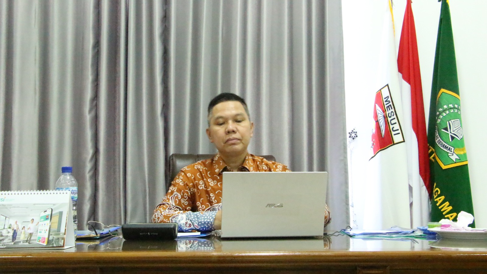 Rapat Koordinasi Online: Kemenag Mesuji Bersiap Sambut Kepulangan Jemaah Haji 1446 H/2025 M