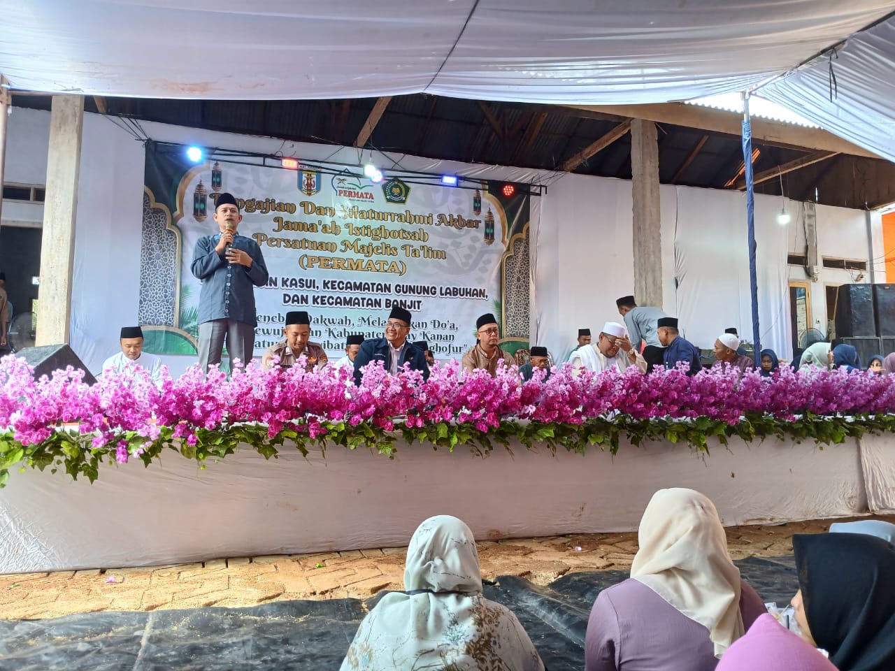 Kepala KUA Gunung Labuhan Hadiri Pengajian Gabungan Tiga Kecamatan di Kasui