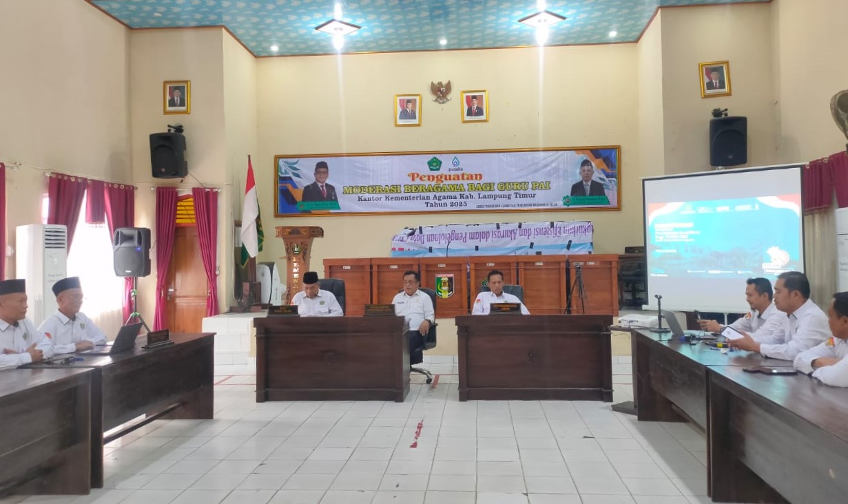 Kantor Kementerian Agama Kabupaten Lampung Timur Ikuti Pembukaan E- Learning Penguatan Pemahaman Gratifikasi Bagi 15.000 ASN pada Kementerian Agama